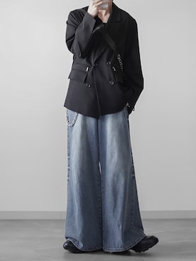 「アイテム（テーラードジャケット）」を使った、翔【低身長コーデ】さん（メンズ・167cm）の夏コーディネート
