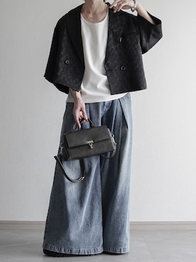 「ハンドバッグ」｜翔【低身長コーデ】さん（メンズ・167cm）の春コーディネート