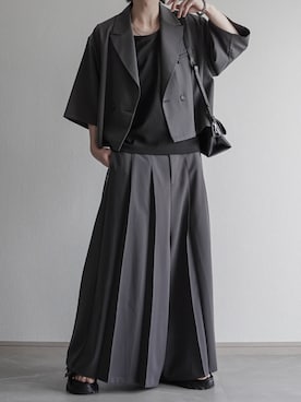 「アイテム（テーラードジャケット）」を使った、翔【低身長コーデ】さん（メンズ・167cm）の春コーディネート