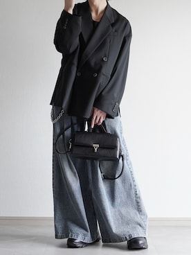 MAISON SPECIALのテーラードジャケットを使った人気ファッション