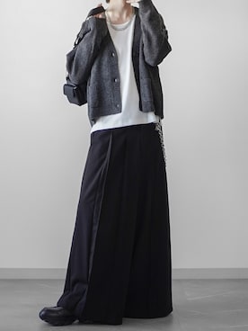 「ELLUV（エルブ）の【ELLUV/エルヴ】クリアジョーゼット ショート丈タンクトップ（Tシャツ/カットソー）」を使った、翔【低身長コーデ】さん（メンズ・167cm）の夏コーディネート