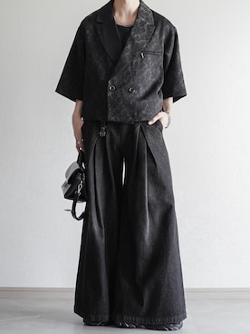 「アイテム（テーラードジャケット）」を使った、翔【低身長コーデ】さん（メンズ・167cm）の春コーディネート