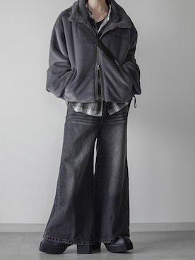 「アイテム（ブルゾン）」を使った、翔【低身長コーデ】さん（メンズ・167cm）の秋コーディネート