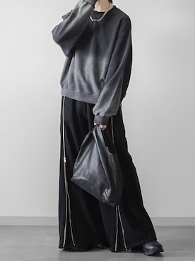 「アイテム（スウェット）」を使った、翔【低身長コーデ】さん（メンズ・167cm）の秋コーディネート