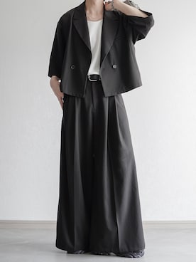 「アイテム（テーラードジャケット）」を使った、翔【低身長コーデ】さん（メンズ・167cm）の春コーディネート