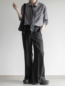 「アイテム（フォーマルスーツ/小物）」を使った、翔【低身長コーデ】さん（メンズ・167cm）の夏コーディネート