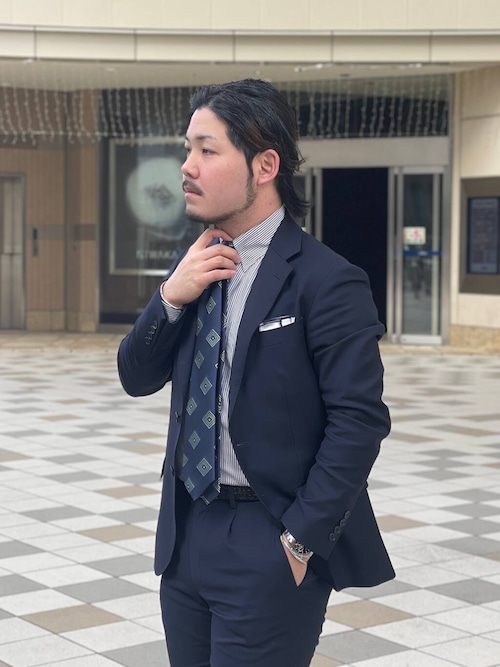 LIFE STYLE TAILOR リネンチーフ（ハンカチ/ハンドタオル