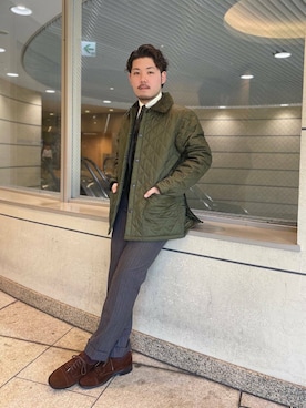 「オフィススタイル」｜「アイテム（その他アウター）」を使った、keisuke kyomotoさん（メンズ・169cm）の秋コーディネート