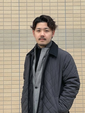 「アイテム（ハンカチ/ハンドタオル）」を使った、keisuke kyomotoさん（メンズ・169cm）の秋コーディネート