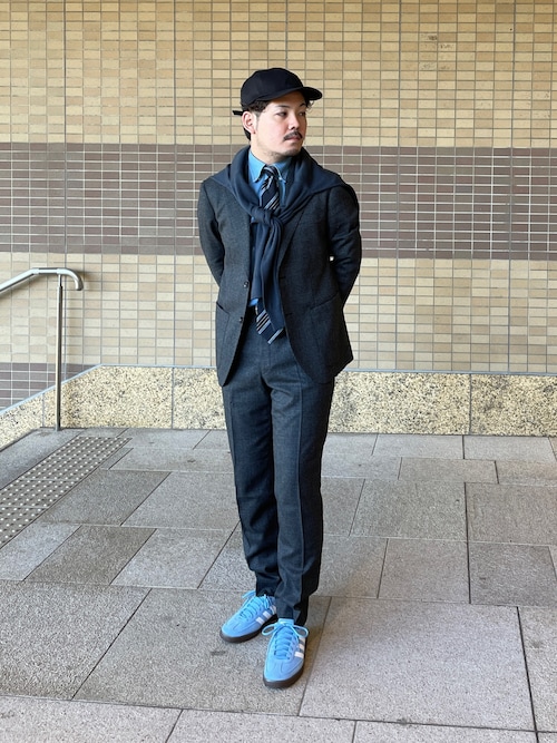 LIFE STYLE TAILOR　デニムボタンダウンシャツ