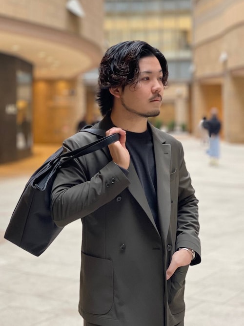 撥水タックトートバッグ
