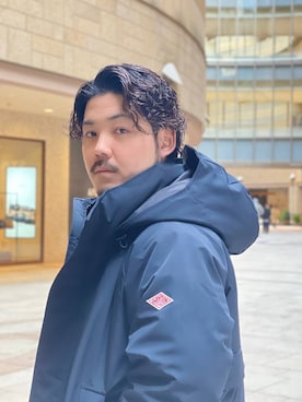 「寒い」｜「アイテム（デニムジャケット）」を使った、keisuke kyomotoさん（メンズ・169cm）の冬コーディネート