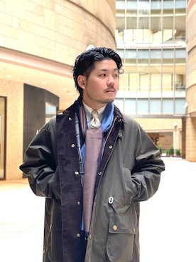 「アイテム（フォーマルスーツ/小物）」を使った、keisuke kyomotoさん（メンズ・169cm）の冬コーディネート