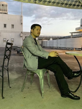 「Levi's（リーバイス）のアイテム（パンツ）」を使った、keisuke kyomotoさん（メンズ・169cm）の夏コーディネート