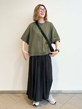 とみ⍩⃝⃜⑅さん（レディース・161cm）の夏コーディネート