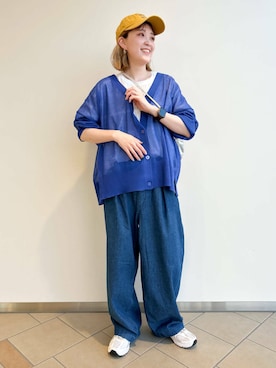 とみ⍩⃝⃜⑅さん（レディース・161cm）の夏コーディネート