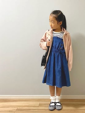 「アイテム（マウンテンパーカー）」を使った、avv_kidsstaffさん（キッズ・122cm）の冬コーディネート