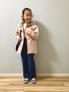 「アイテム（マウンテンパーカー）」を使った、avv_kidsstaffさん（キッズ・122cm）の冬コーディネート