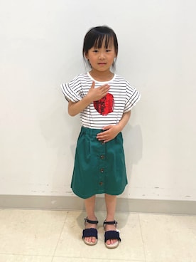 「大人気アイテム」｜avv_kidsstaffさん（キッズ・110cm）の春コーディネート