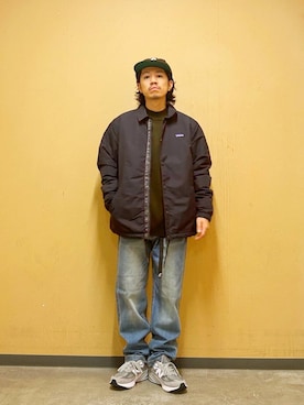 「アイテム（テーラードジャケット）」を使った、DAIKI TAKEYAさん（メンズ・165cm）の秋コーディネート