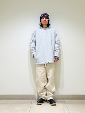 「アイテム（シャツ/ブラウス）」を使った、DAIKI TAKEYAさん（メンズ・165cm）の秋コーディネート