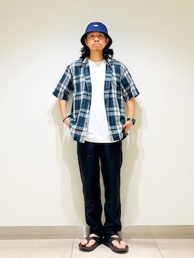「グラミチ」｜DAIKI TAKEYAさん（メンズ・165cm）の夏コーディネート