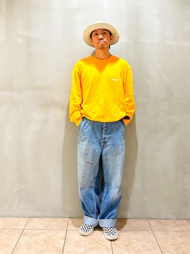 「アイテム（スニーカー）」を使った、DAIKI TAKEYAさん（メンズ・165cm・30代）の夏コーディネート