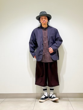 「BURLAP OUTFITTER（バーラップアウトフィッター）のアイテム」を使った、DAIKI TAKEYAさん（メンズ・165cm）の春コーディネート