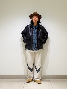 「アイテム（その他アウター）」を使った、DAIKI TAKEYAさん（メンズ・165cm・30代）の秋コーディネート