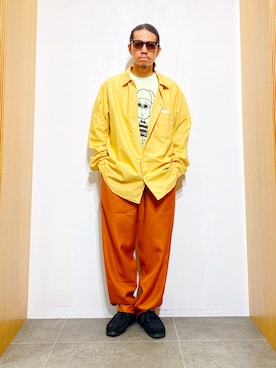 「Various Timeless Arts（ヴァリアスタイムレスアーツ）のアイテム」を使った、DAIKI TAKEYAさん（メンズ・165cm）の夏コーディネート