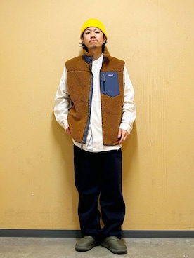 「アイテム（テーラードジャケット）」を使った、DAIKI TAKEYAさん（メンズ・165cm）の秋コーディネート