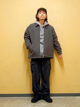 「STONEMASTER（ストーンマスター ）のアイテム」を使った、DAIKI TAKEYAさん（メンズ・165cm）の秋コーディネート