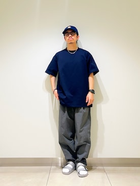 「アイテム（パンツ）」を使った、DAIKI TAKEYAさん（メンズ・165cm）の夏コーディネート