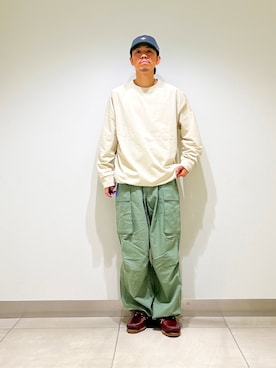 「アイテム（キャップ）」を使った、DAIKI TAKEYAさん（メンズ・165cm・30代）の夏コーディネート