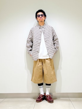 「FORK&SPOON（フォークアンドスプーン）のアイテム」を使った、DAIKI TAKEYAさん（メンズ・165cm）の春コーディネート