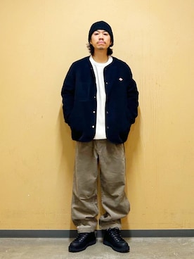 「アイテム（その他シューズ）」を使った、DAIKI TAKEYAさん（メンズ・165cm）の秋コーディネート