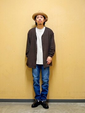 「アイテム（デジタル腕時計）」を使った、DAIKI TAKEYAさん（メンズ・165cm）の夏コーディネート