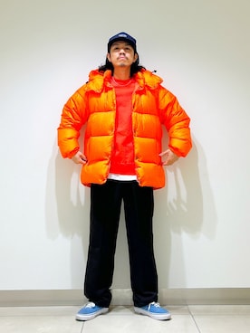 「アイテム（スウェット）」を使った、DAIKI TAKEYAさん（メンズ・165cm・30代）の秋コーディネート