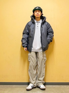 「STONEMASTER（ストーンマスター ）のアイテム」を使った、DAIKI TAKEYAさん（メンズ・165cm）の冬コーディネート