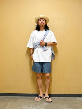 「アーバンリサーチドアーズ」｜DAIKI TAKEYAさん（メンズ・165cm）の夏コーディネート