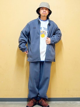 「アーバンリサーチドアーズ」｜「アイテム（その他アウター）」を使った、DAIKI TAKEYAさん（メンズ・165cm）の冬コーディネート