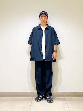 「アーバンリサーチドアーズ」｜DAIKI TAKEYAさん（メンズ・165cm）の夏コーディネート