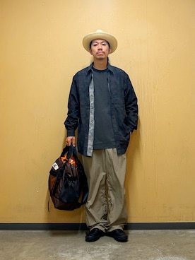 「アイテム（シャツ/ブラウス）」を使った、DAIKI TAKEYAさん（メンズ・165cm・30代）の夏コーディネート
