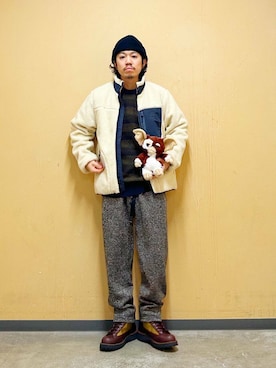 「アイテム（雑貨/ホビー）」を使った、DAIKI TAKEYAさん（メンズ・165cm）の冬コーディネート