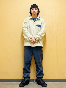 「アイテム（その他トップス）」を使った、DAIKI TAKEYAさん（メンズ・165cm）の冬コーディネート
