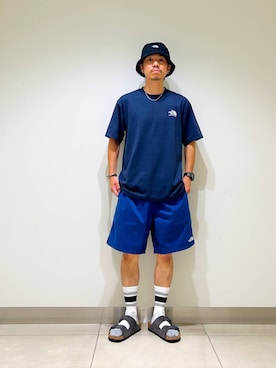 「アイテム（シューズ）」を使った、DAIKI TAKEYAさん（メンズ・165cm）の夏コーディネート