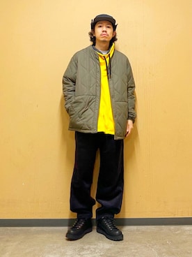 DAIKI TAKEYAさん（メンズ・165cm）の冬コーディネート
