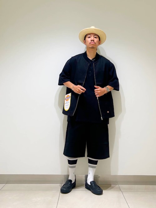 『別注』Dickies×EKAL　ワイドロングショーツ