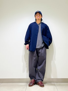「URBAN RESEARCH DOORS（アーバンリサーチドアーズ）のアイテム（キャップ）」を使った、DAIKI TAKEYAさん（メンズ・165cm）の春コーディネート