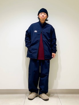 別注』UMBRO×DOORS RS TRACK JACKETを使った人気ファッション